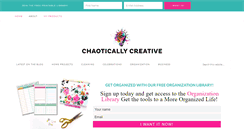 Desktop Screenshot of chaoticallycreative.com